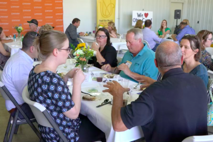 Listening and learning at farm dinner